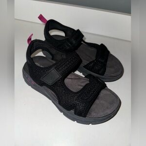 Easy Spirit Maison Emove Walking Sandals Black Sz 6.5